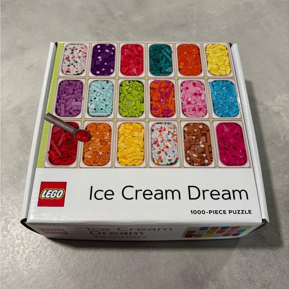 Lego Ice Cream Dream Jigsaw Puzzle - 1000 Piece - Ages 9 and Up